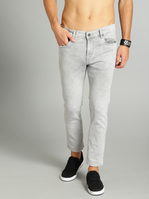 

Roadster Men Grey Skinny Fit Mid-Rise Clean Look Stretchable Jeans