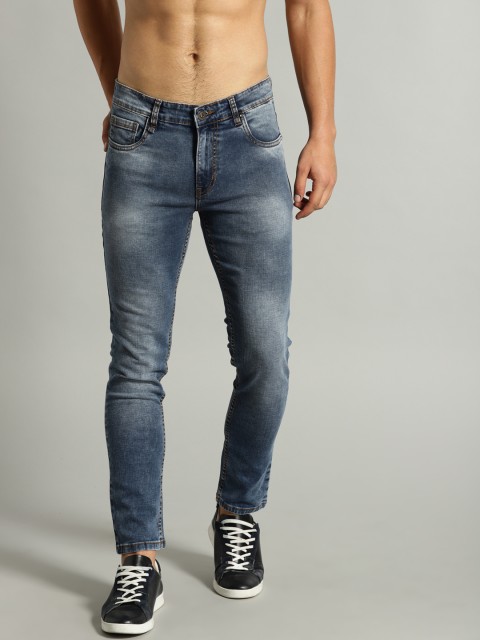 

Roadster Men Blue Skinny Fit Mid-Rise Clean Look Stretchable Jeans