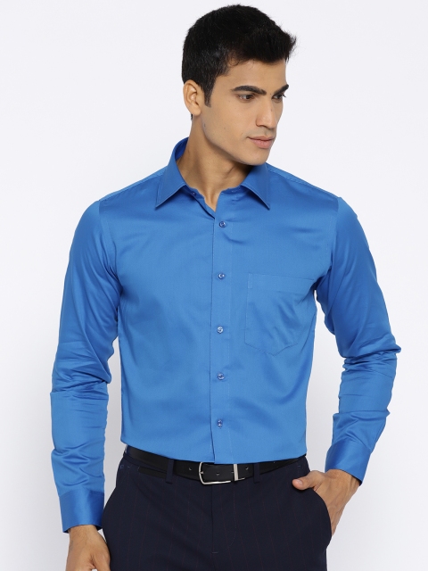 

DENNISON Men Blue Slim Fit Solid Formal Shirt