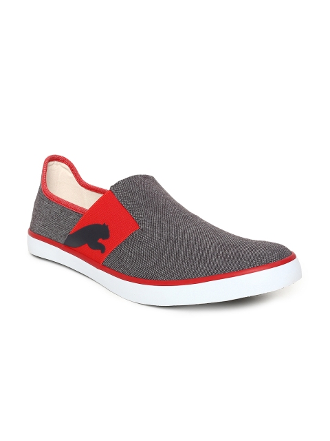 

Puma Unisex Black Slip-On Sneakers