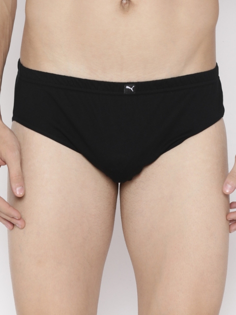 

Puma Men Black Solid Brief IN91898902