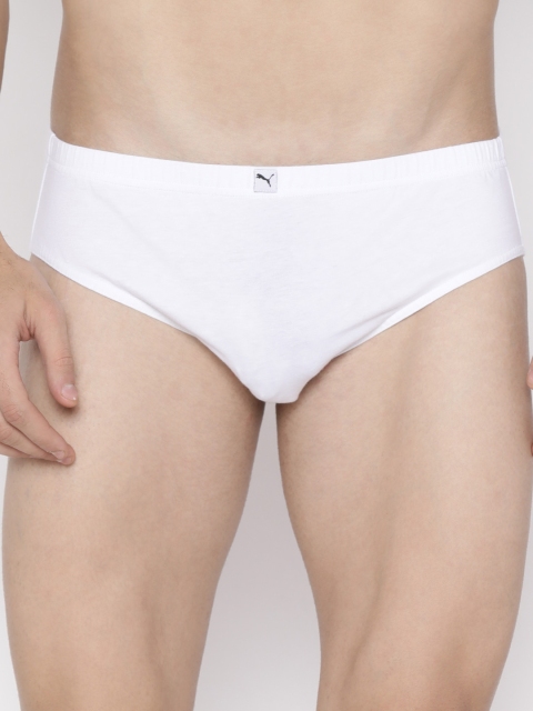 

Puma Men White Solid Brief IN91898901