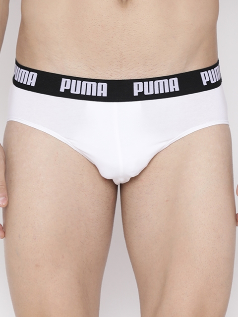 

Puma Men White Colourblocked Brief IN91886301