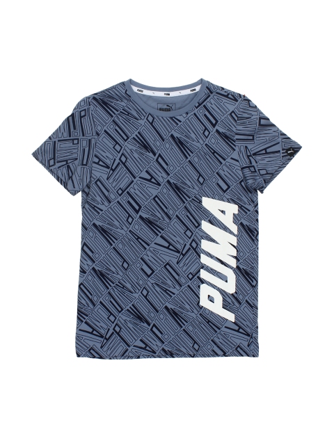 

Puma Boys Grey Printed Round Neck T-shirt