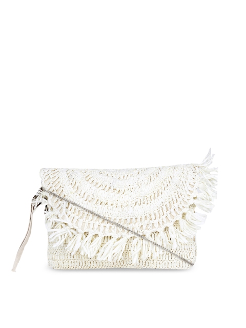 

Diwaah Off-White Embroidered Clutch