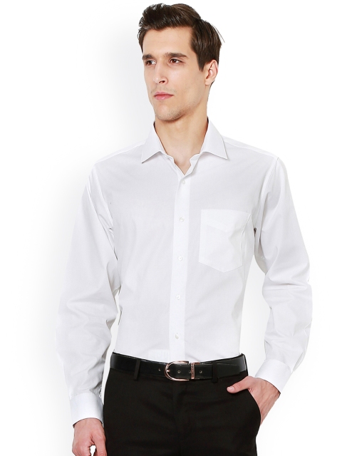 

Van Heusen Men White Comfort Regular Fit Solid Formal Shirt