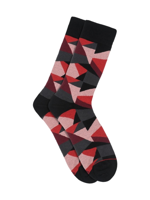 

Soxytoes Men Black Cotton Above Ankle Length Socks