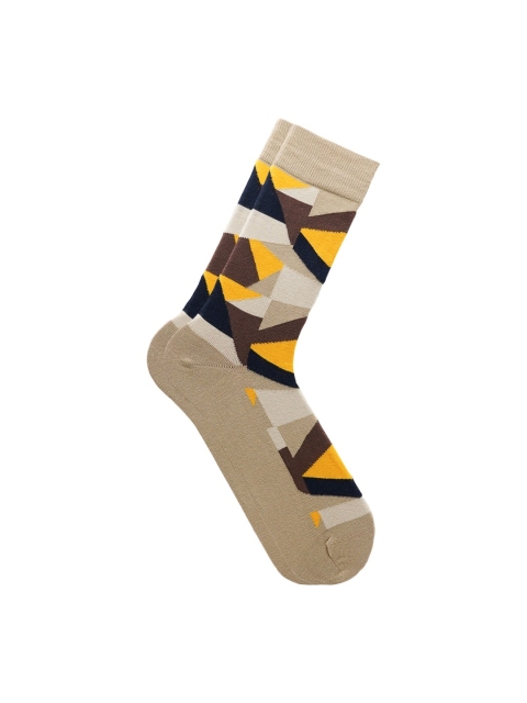 

Soxytoes Men Brown Cotton Above Ankle Length Socks