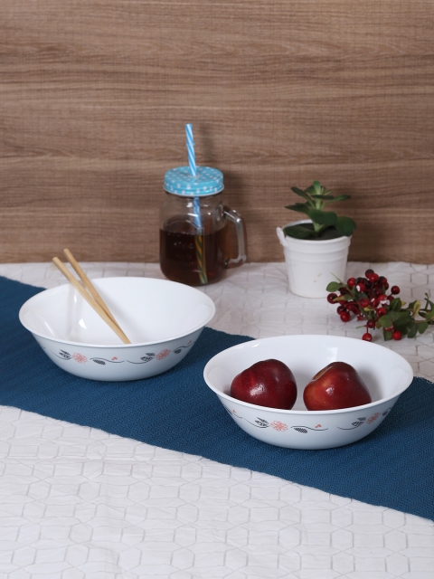 

Corelle White & Blue 3-Pieces Printed Glass Bowls Set