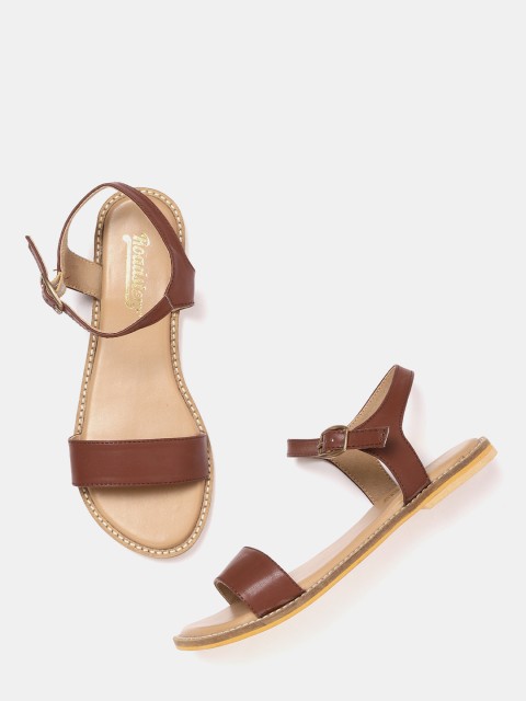 

Roadster Women Brown Solid Open Toe Flats
