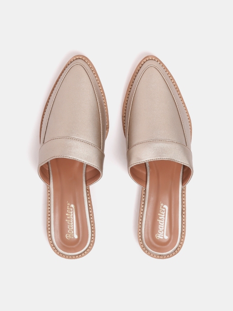 

Roadster Women Rose Gold-Toned Mules