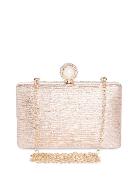 

Kazo Pink Textured Clutch