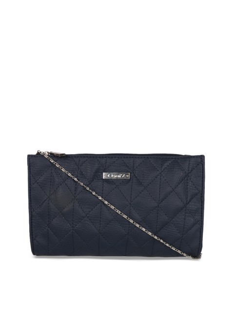 

OsaiZ Navy Blue Textured Sling Bag