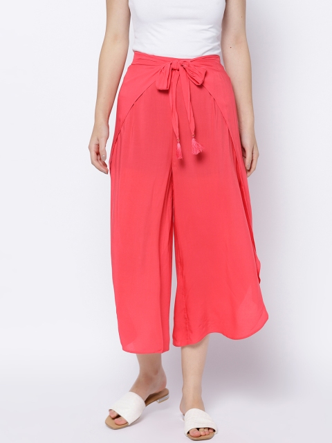 

OVS Women Pink Regular Fit Solid Culottes