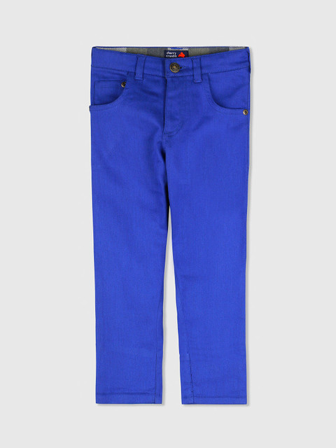 

Cherry Crumble Unisex Blue Regular Fit Mid-Rise Clean Look Jeans