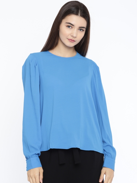 

Vero Moda Women Blue Solid Top