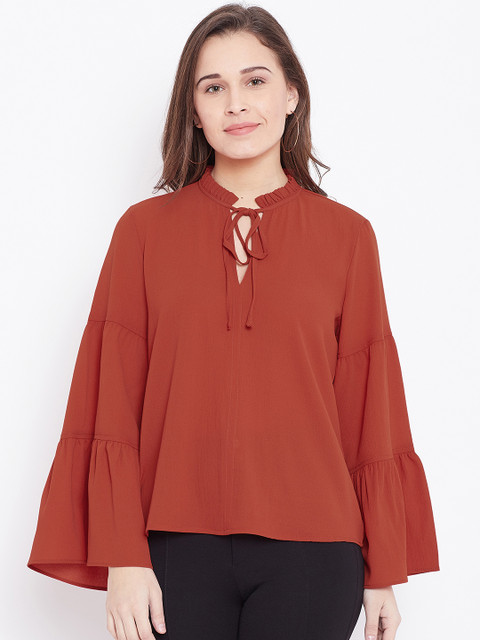 

Vero Moda Women Red Solid Top