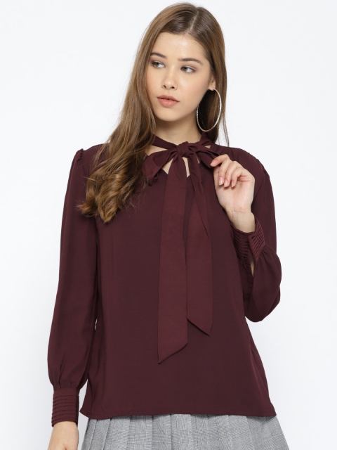 

Vero Moda Women Purple Solid Top