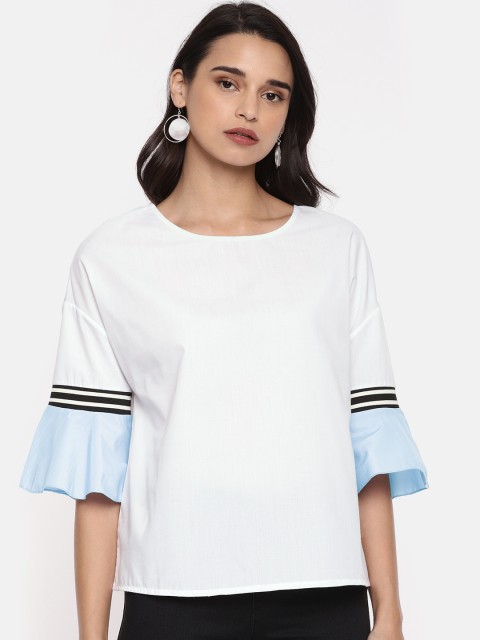 

Vero Moda Women White Solid Top