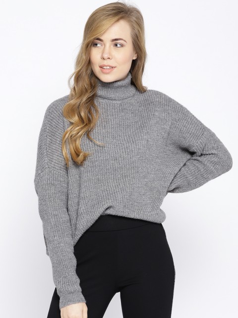 

Vero Moda Women Grey Solid Pullover
