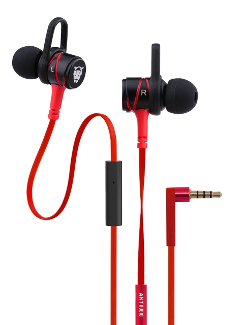 

Ant Audio Unisex Red W56 Wired Earphones with Built-In Mic