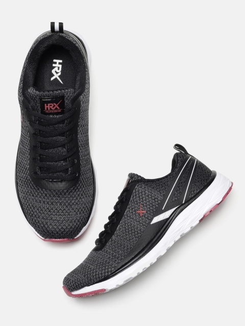 

HRX by Hrithik Roshan Women Black & Grey Running Shoes