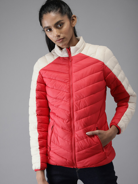 

Moda Rapido Women Red Solid Puffer Jacket
