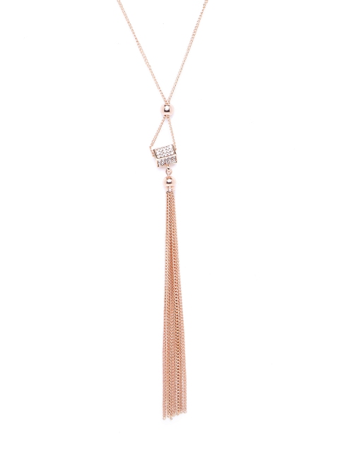 

Kazo Gold-Toned Metal Tasselled Necklace