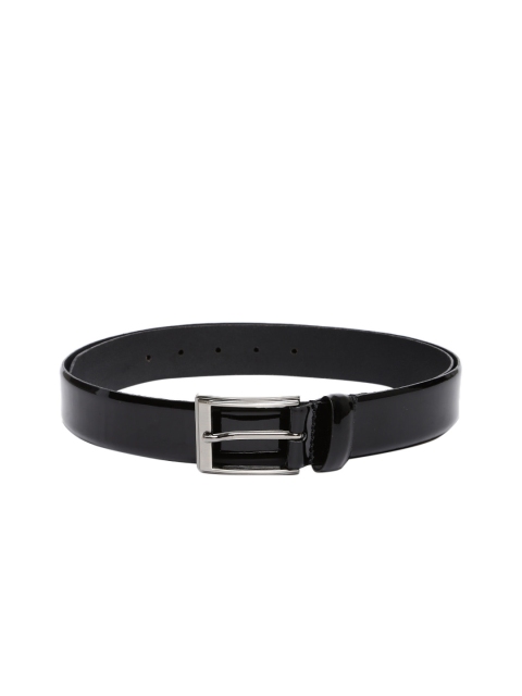 

Louis Philippe Men Black Solid Leather Belt