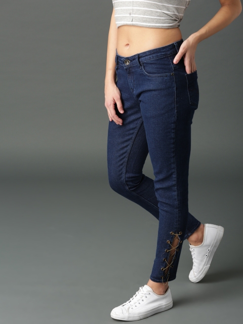 

Roadster Women Blue Regular Fit Mid-Rise Clean Look Jeans