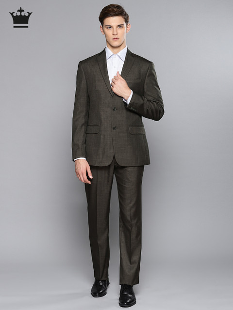 

Louis Philippe Brown Single-Breasted Ultra Fit Suit