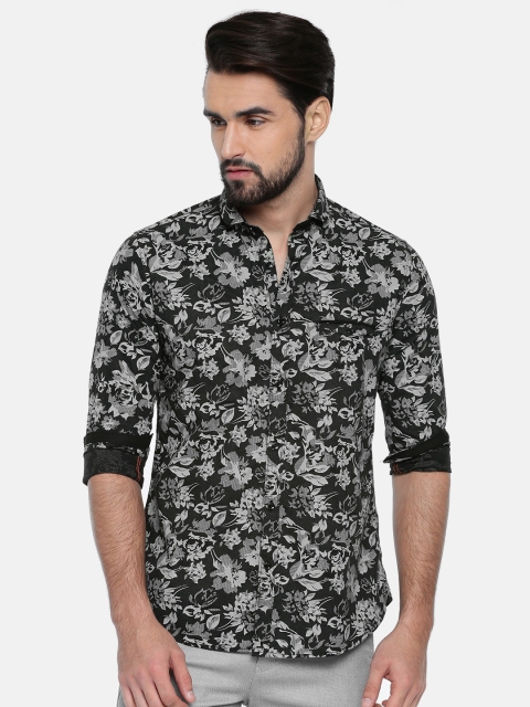 

Killer Men Black & Grey Slim Fit Printed Casual Shirt