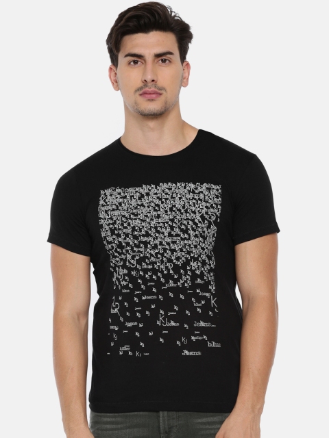 

Killer Men Black Printed Round Neck T-shirt