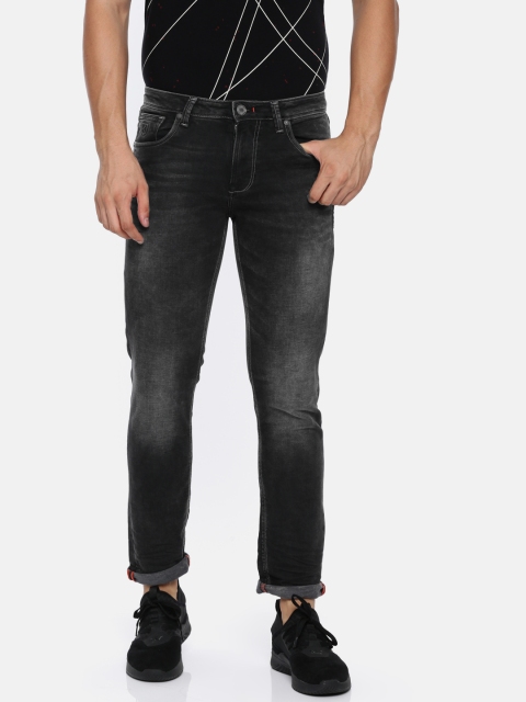 

Killer Men Black Miles Slim Fit Mid-Rise Clean Look Stretchable Jeans
