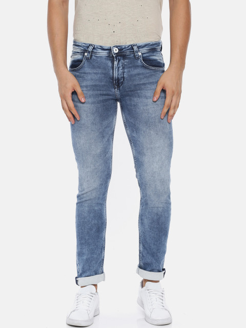 

Killer Men Blue Cyrus Slim Fit Mid-Rise Clean Look Stretchable Jeans