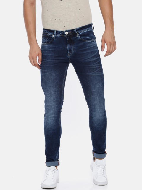 

Killer Men Blue Ivan Skinny Fit Mid-Rise Clean Look Stretchable Jeans