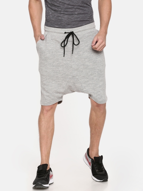 

SKULT by Shahid Kapoor Men Grey Drop-Crotch Shorts