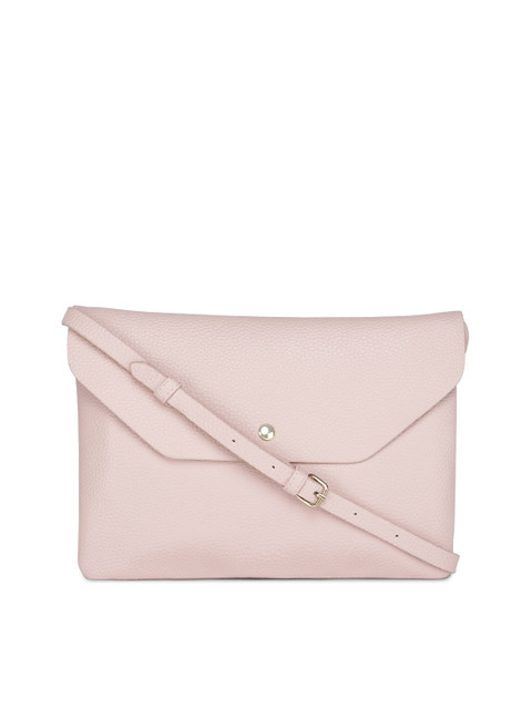 

FOREVER 21 Pink Solid Sling Bag