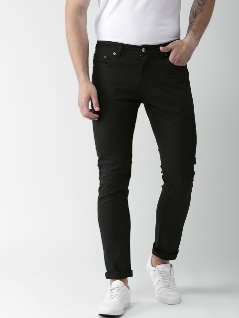 

FOREVER 21 Men Black Regular Fit Solid Trousers