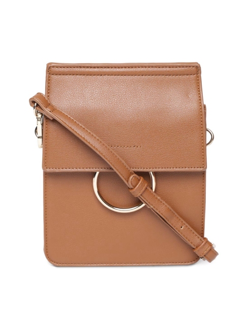 

FOREVER 21 Brown Solid Sling Bag