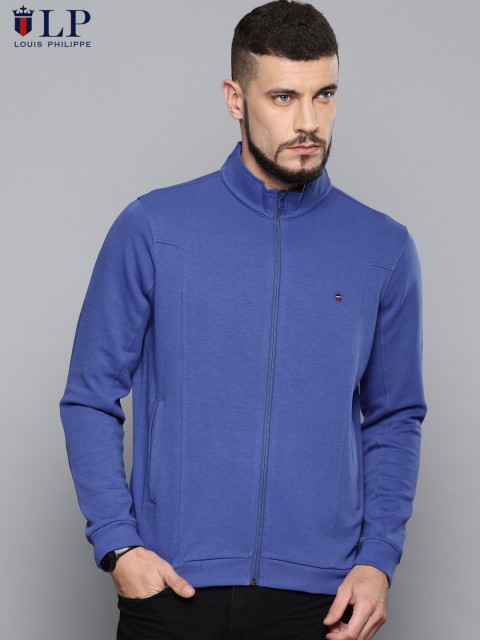 

Louis Philippe Sport Men Blue Solid Sweatshirt
