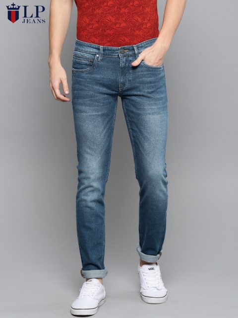 

Louis Philippe Jeans Men Blue Slim Fit Low-Rise Jeans