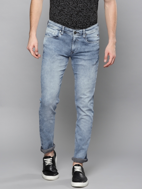 

Louis Philippe Jeans Men Blue Slim Fit Low-Rise Clean Look Stretchable Jeans