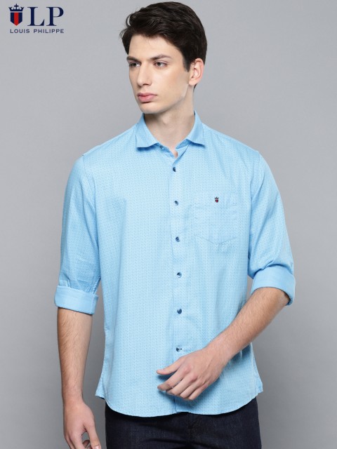 

Louis Philippe Sport Men Blue Slim Fit Printed Casual Shirt
