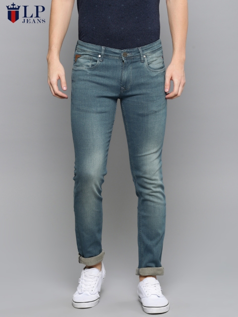 

Louis Philippe Jeans Men Blue Slim Fit Low-Rise Jeans