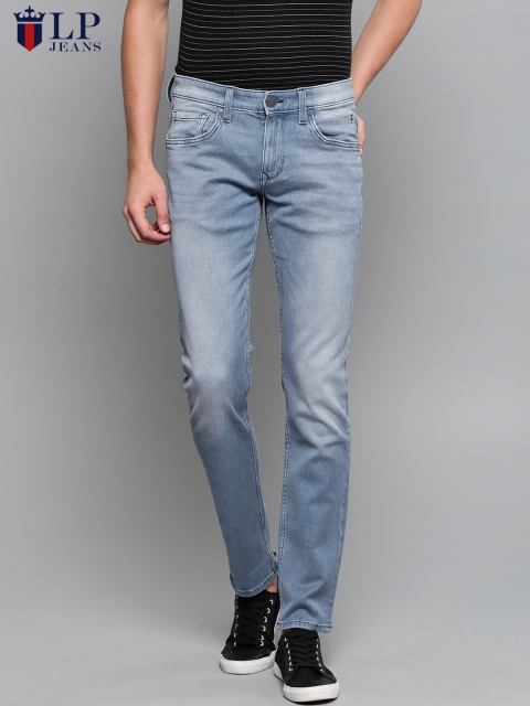 

Louis Philippe Jeans Men Blue Slim Fit Low-Rise Jeans