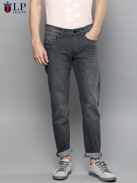 

Louis Philippe Jeans Men Grey Slim Fit Low-Rise Clean Look Stretchable Jeans