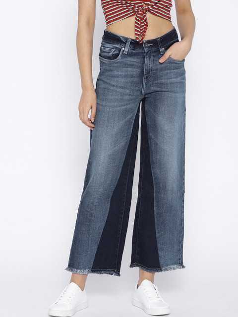 

Vero Moda Women Blue Boyfriend Fit Mid-Rise Clean Look Stretchable Jeans