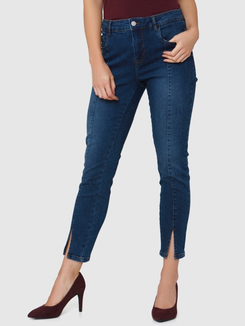 

Vero Moda Women Blue Skinny Fit Mid-Rise Clean Look Stretchable Jeans