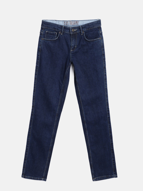 

Indian Terrain Boys Blue Regular Fit Mid-Rise Clean Look Jeans
